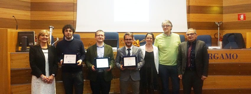 Le tre Startup premiate all'evento di Confcommercio e l'Università di Bergamo